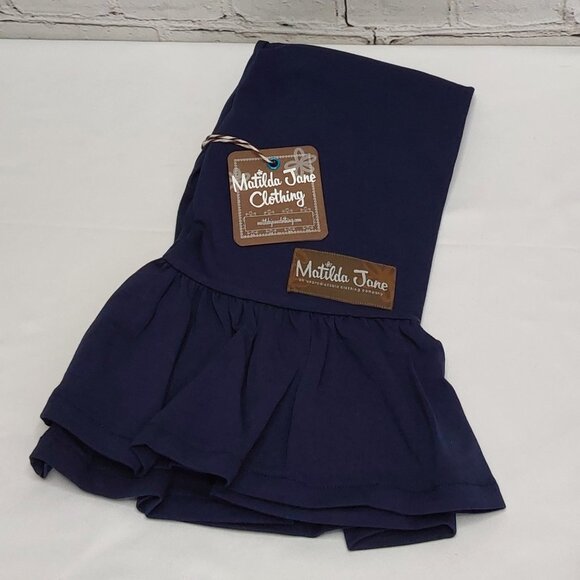 MATILDA JANE 'BIG RUFFLE' NAVY BLUE PANTS